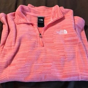 North Face Long sleeve half zip sweatshirt